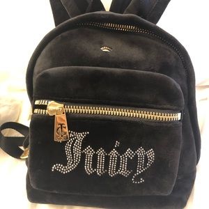 Juicy Couture Black Velvet backpack